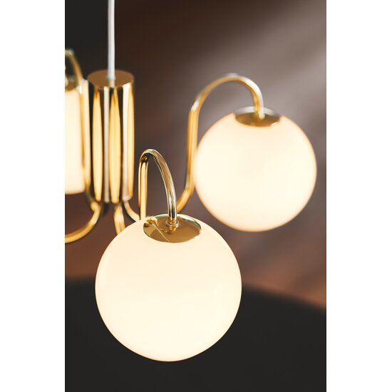 Nordlux Franca 4-Spot - Colgante - Latón - Iluminación elegante para cualquier espacio