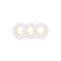 Nordlux Fremont 3-Kit IP65 2700K - Downlight - Blanco - Ideal para crear un ambiente acogedor en tu baño