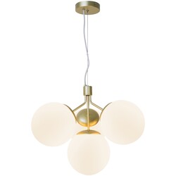 Ivona 4-Spot - Pendant - Brass