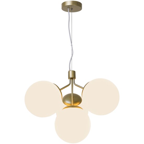 Nordlux Ivona 4-Spot - Lámpara Colgante - Latón - Lámpara moderna para un ambiente lujoso