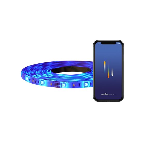 Nordlux Smart Led Strip - Colour - 3 Meter - Effektlicht - Weiß - Gestalten Sie Ihren eigenen gemütlichen Lichtstil