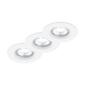 Nordlux Don Smart 3-Kit - Colour - Downlight - White - Create the perfect ambiance with smart lighting