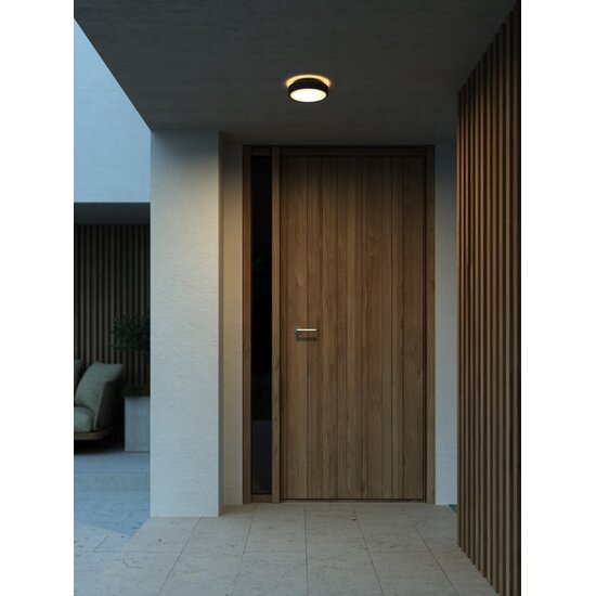 Nordlux Oliver | Wall light | Black - Create a cozy outdoor atmosphere