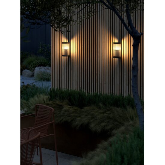 Nordlux Coupar | Lámpara de Pared | Negra - Diseño moderno para iluminación exterior elegante