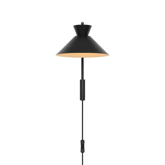 Nordlux Dial | Aplique de pared | Negro - Diseño moderno con un toque escandinavo