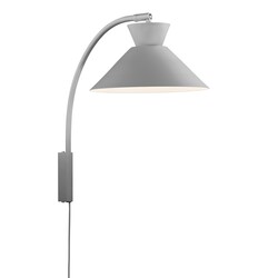Dial | Wandlamp | Grijs