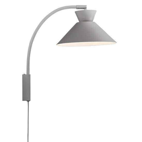 Nordlux Dial | Applique murale | Gris - Design moderne avec une touche scandinave
