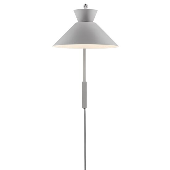Nordlux Dial | Applique murale | Gris - Design moderne avec une touche scandinave
