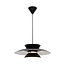 Nordlux Carmen 45 - Suspension - Noir - Créez une ambiance chaleureuse au-dessus de votre table à manger