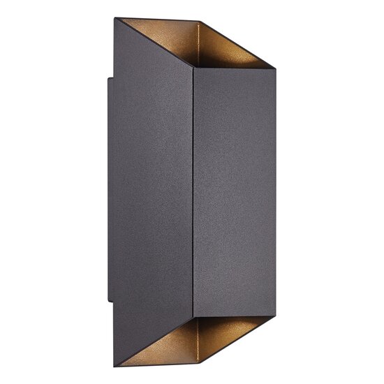 Nordlux Nico Square 22 | Wandleuchte | Schwarz - Elegante Außenbeleuchtungslösung
