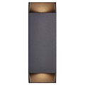 Nordlux Nico Square 22 | Applique murale | Noir - Éclairage extérieur élégant