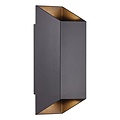 Nordlux Nico Square 22 | Applique murale | Noir - Éclairage extérieur élégant