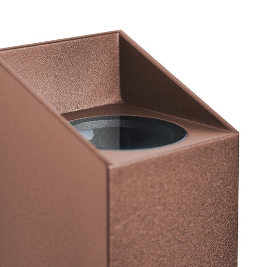 Nordlux Nico Square 22 - Aplique de pared elegante para exteriores