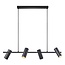 Nordlux Alanis 4-Spot - Suspension - Noir - Élégante et minimaliste pour tous les espaces