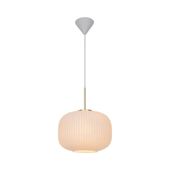 Nordlux Milford 30 - Suspension - Blanc opale - Créez une ambiance chaleureuse dans votre intérieur