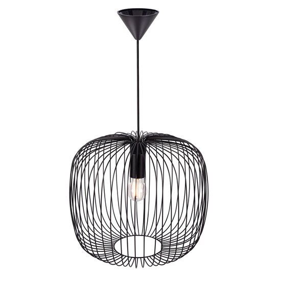 Nordlux Beroni 40 - Pendant - Black - Minimalistisch design voor sfeervolle verlichting