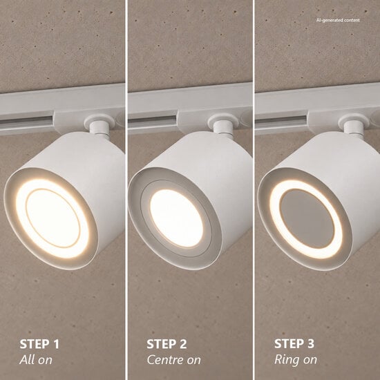 Nordlux Clyde Link Spot - Track Light - White met Moodmaker™ functionaliteit