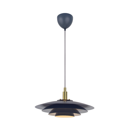 Nordlux Bretagne 38 - Lámpara Colgante - Gris - Crea un ambiente acogedor en tu hogar