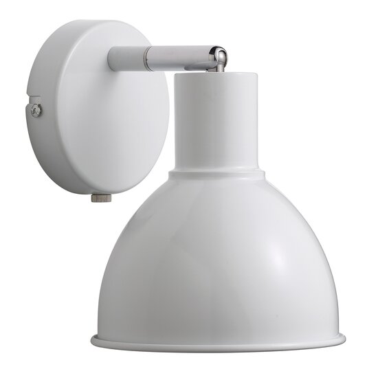 Nordlux Pop - Lámpara de pared - Blanca - Lámpara de pared retro elegante para una iluminación con estilo