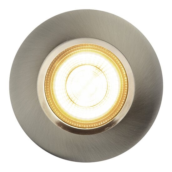 Nordlux Dorado Smart - Downlight - Nickel brossé - Idéal pour l'extérieur et la salle de bain