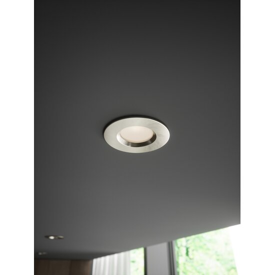 Nordlux Dorado Smart - Downlight - Brushed Nickel - Ideal for outdoor and bathroom use