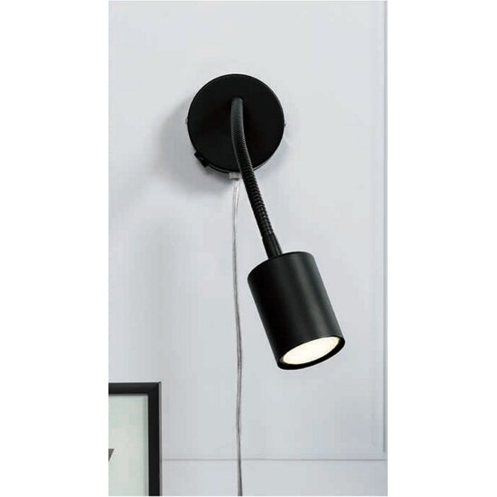 Nordlux Explore Flex | Applique murale | Noir - Applique élégante pour toutes les pièces