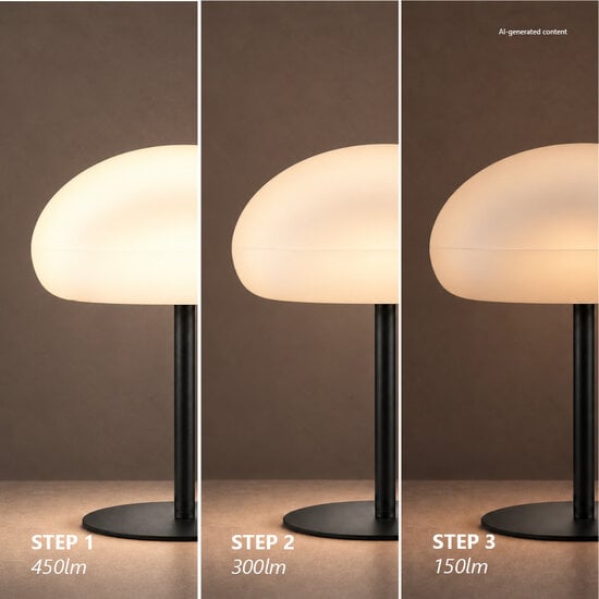 Nordlux Sponge 34 - Battery light - White - Elegante en draagbare lamp voor binnen en buiten