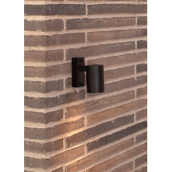Tin Single - Wandlamp - Zwart
