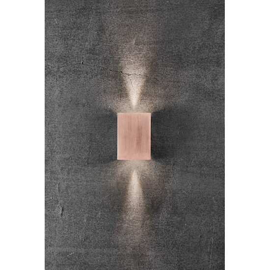 Nordlux Fold 10 - Wandleuchte Kupfer für moderne Außenbereiche