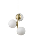 Nordlux Lilly 3-Spot - Suspension - Laiton - Éclairage élégant pour chaque espace