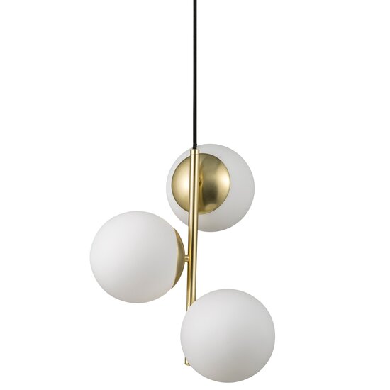 Nordlux Lilly 3-Spot - Suspension - Laiton - Éclairage élégant pour chaque espace