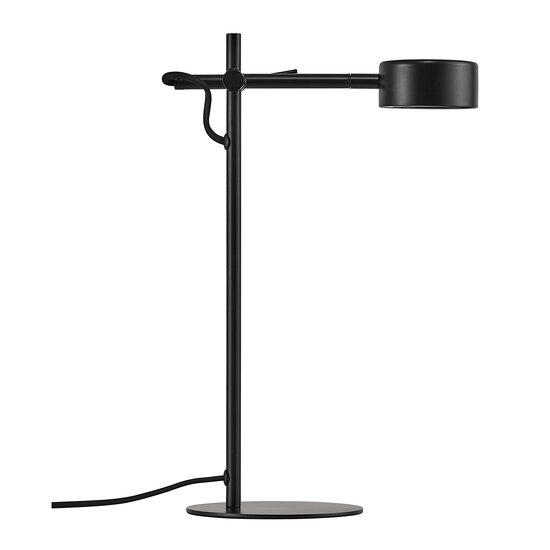 Nordlux Clyde | Lámpara de mesa | Negra - Diseño nórdico delgado con funcionalidad Moodmaker™