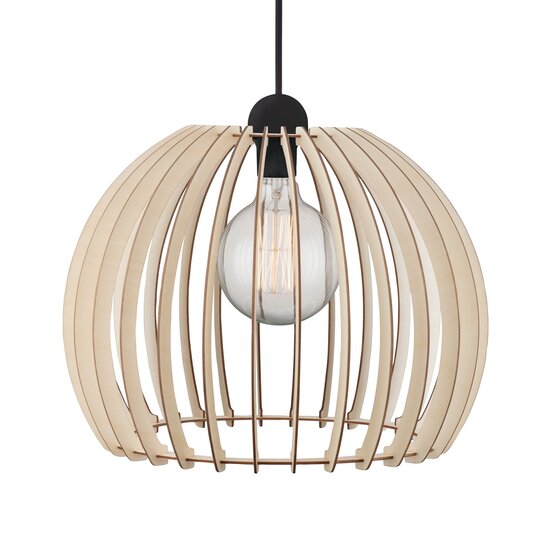Nordlux Chino 40 - Lámpara colgante - Madera clara para una atmósfera elegante