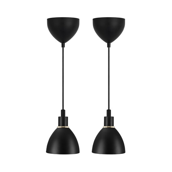 Nordlux Ray 2-Kit - Pendant - Black - Stijlvolle verlichting voor elke ruimte