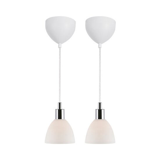 Nordlux Ray 2-Kit - Colgante - Cromo - Iluminación elegante para cualquier interior