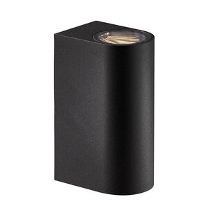 Asbol Round - Wandlamp - Zwart