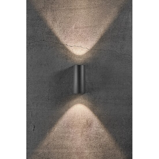 Nordlux Asbol Round - Wandlamp - Eenvoudige en elegante wandlamp voor buiten