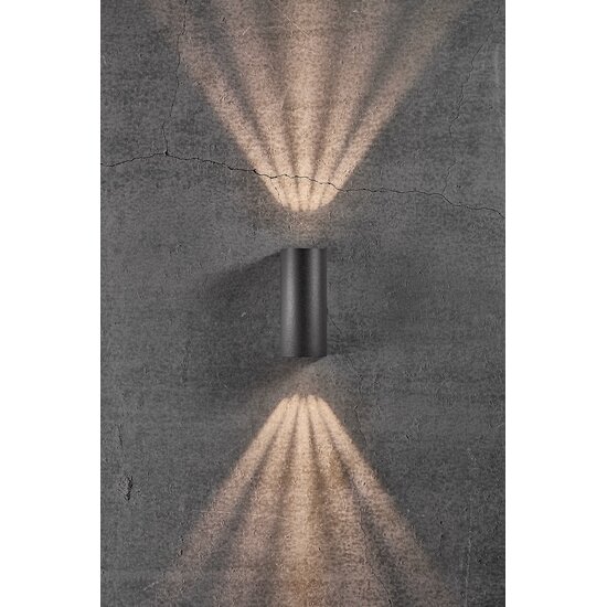 Nordlux Asbol Round - Wandleuchte - Einfache und elegante Wandleuchte für den Außenbereich