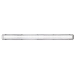 Works IP65 2x18W LED - Batten Light Fitting - Grey