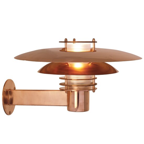 Nordlux Phoenix - Aplique de pared - Cobre - Aplique elegante para espacios exteriores