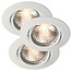 Nordlux Triton 3-Kit - Downlight - White - Solución de iluminación interior ideal para cualquier espacio
