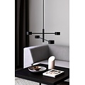 Nordlux Clyde 4-Spot - Suspension - Noir - Design nordique épuré avec fonctionnalité Moodmaker™