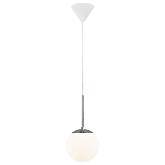 Nordlux Cafe 15 - Pendant - Opal white - Eenvoudige en mooie hanglamp in opaalwit glas