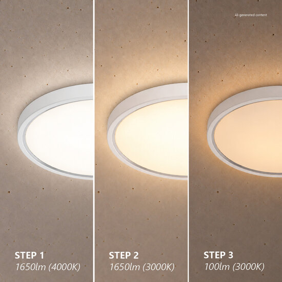 Nordlux Noxy - 3000/4000K - 3-Step - Deckenleuchte mit Moodmaker™