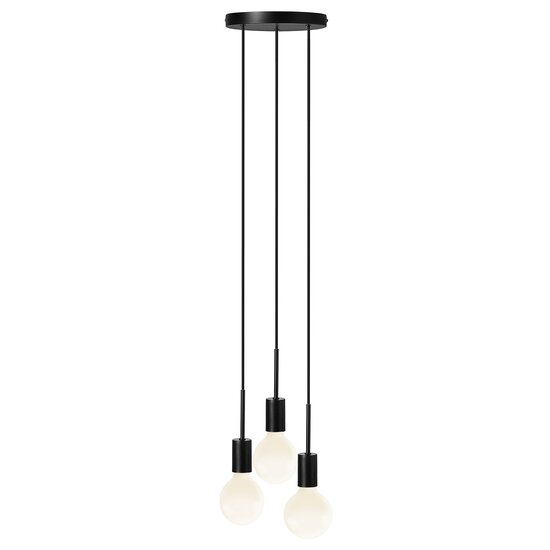 Nordlux Paco 3-Spot - Suspension - Noir - Créez une ambiance tendance dans votre intérieur