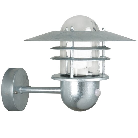 Nordlux Agger Sensor - Aplique de pared - Duradero y elegante para exteriores