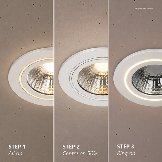 Nordlux Alec 1-Kit - Downlight - Wit - Creëer de perfecte sfeer met dimbare verlichting