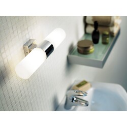 Tangens Double - Wandlamp Chroom