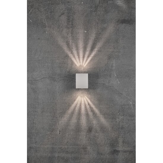 Nordlux Canto Kubi 2 - Minimalistische wandlamp voor binnen en buiten