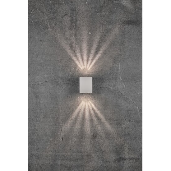 Nordlux Canto Kubi 2 - Minimalistische Wandlampe für Innen und Außen